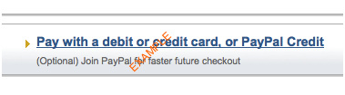 Pay with a debit or credit card